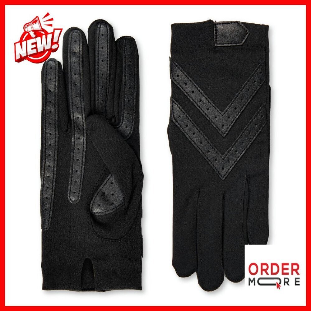 Water Repellent Touchscreen Shortie Gloves Spandex Cold Weather